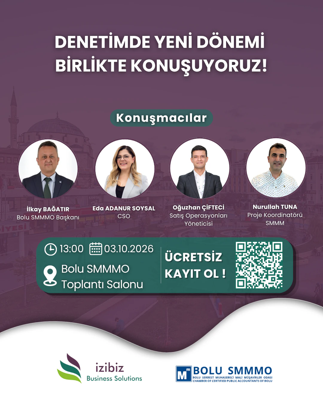 Bolu’da Denetimde Yeni Dönemi Birlikte Konuşuyoruz — 03.10.2026 etkinlik afişi